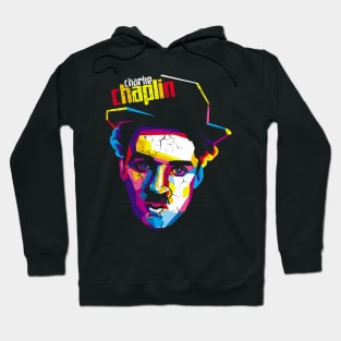 CHARLIE CHAPLIN WPAP ART Hoodie